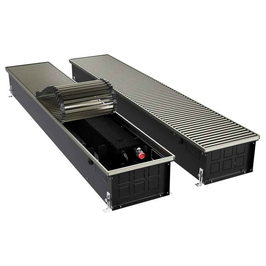 Конвектор внутрипольный Royal Thermo ATRIUM TURBO-150/250/2900-DG-U-LB