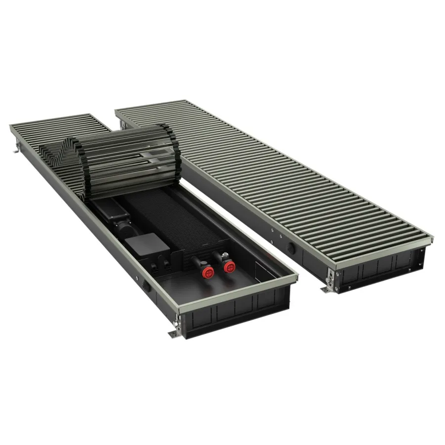 Конвектор внутрипольный Royal Thermo ATRIUM TURBO-80/180/1300-DG-U-LB