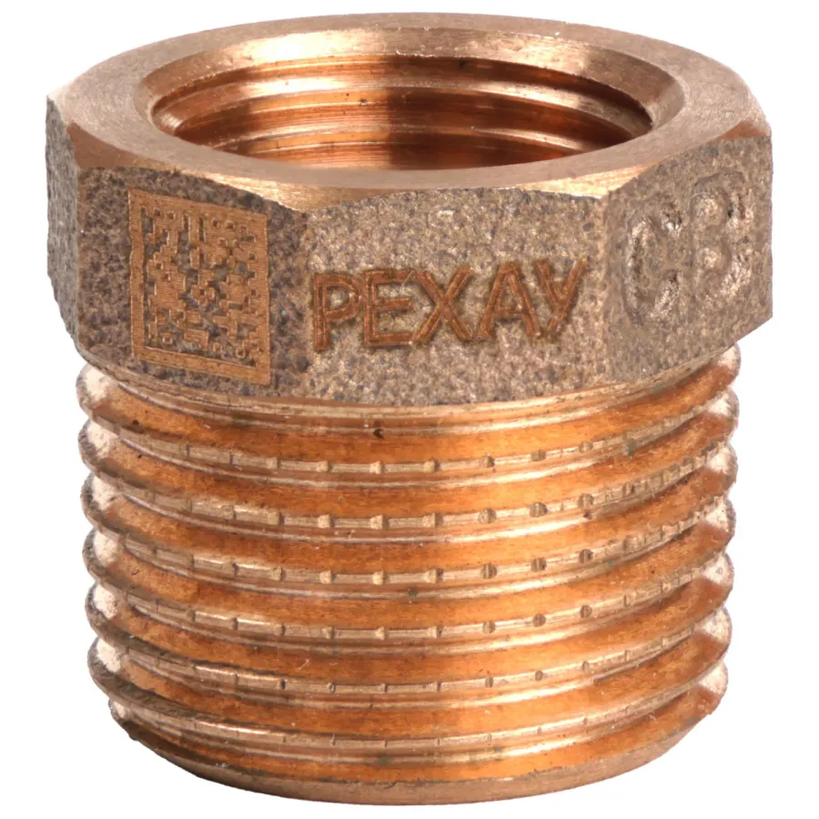 Футорка бронзовая РЕХАУ AURLINE редукционная R1/2" x Rp3/8", RX+