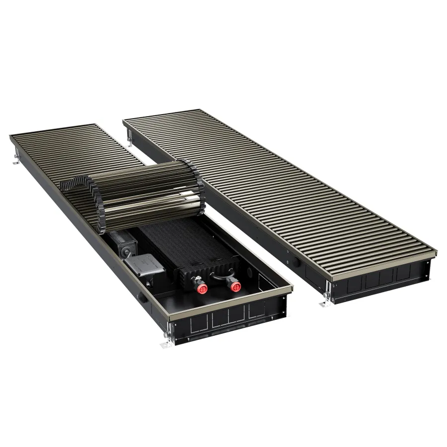Конвектор внутрипольный Royal Thermo ATRIUM TURBO-80/300/3000-DG-U-DB