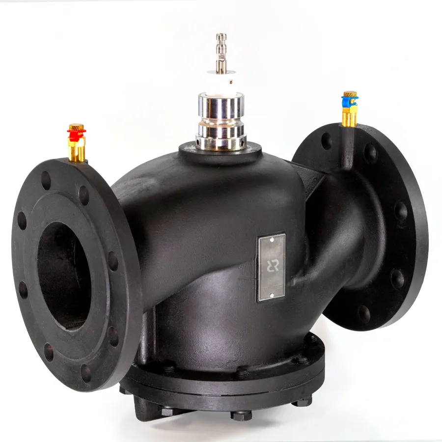 Клапан балансировочный комбинированный РИДАН AQF-R DN100 PN16, с ниппелями, фланцевый