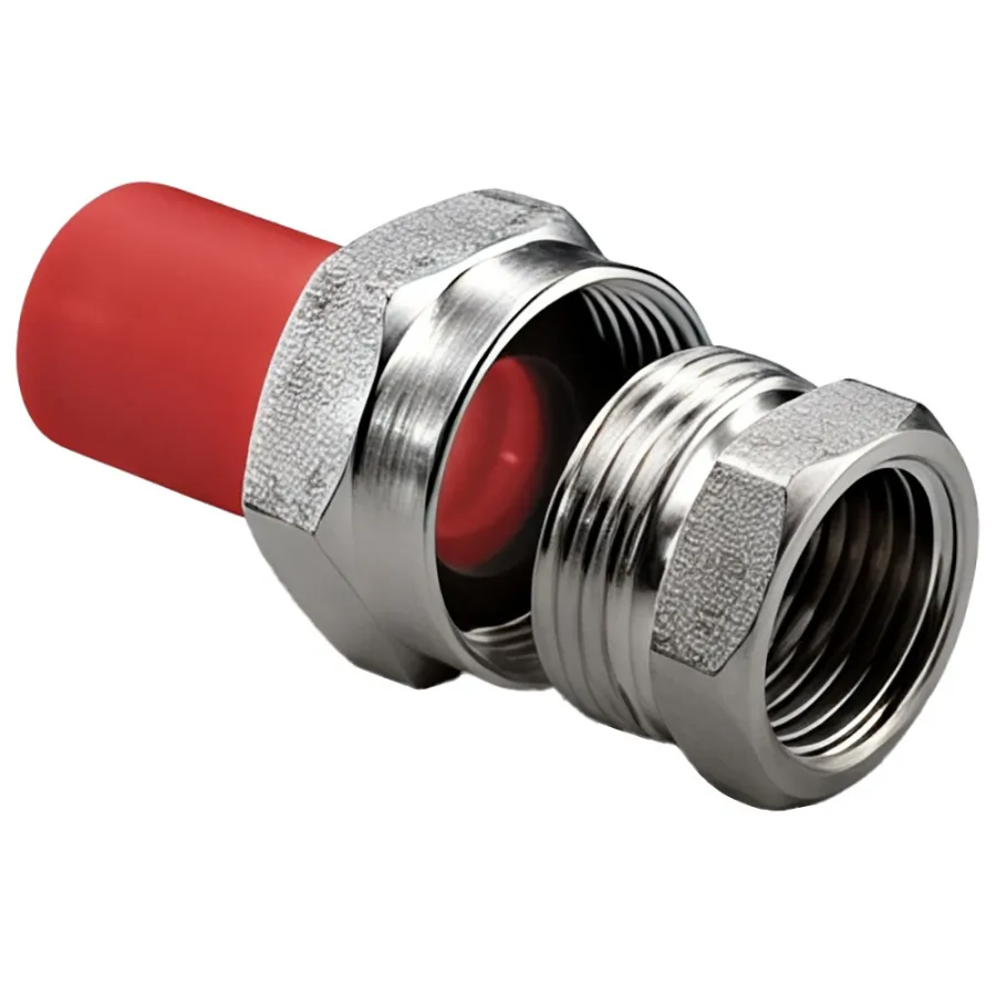 Муфта комбинир. раз. ПП AntiFire D40-1 1/4"ВР Red 051273