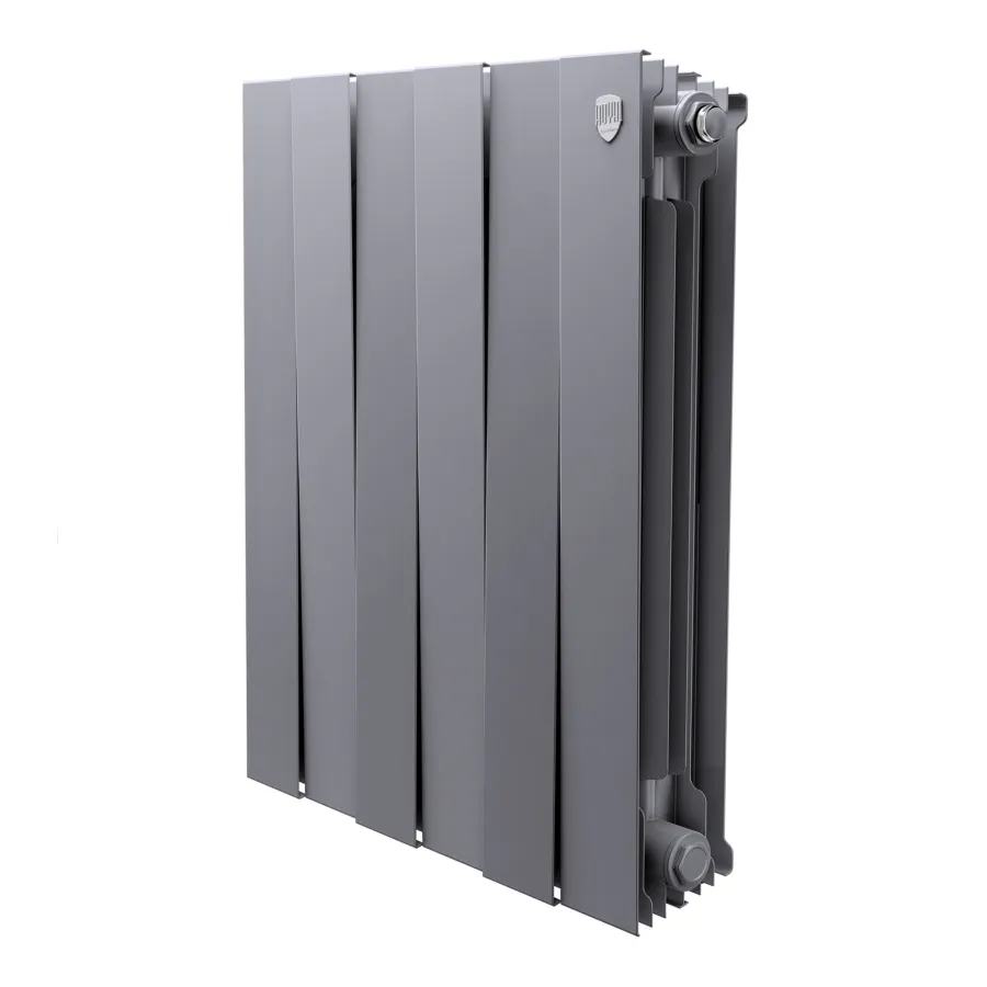 Радиатор биметаллический Royal Thermo PianoForte 500 Серебристый - 6 секц.