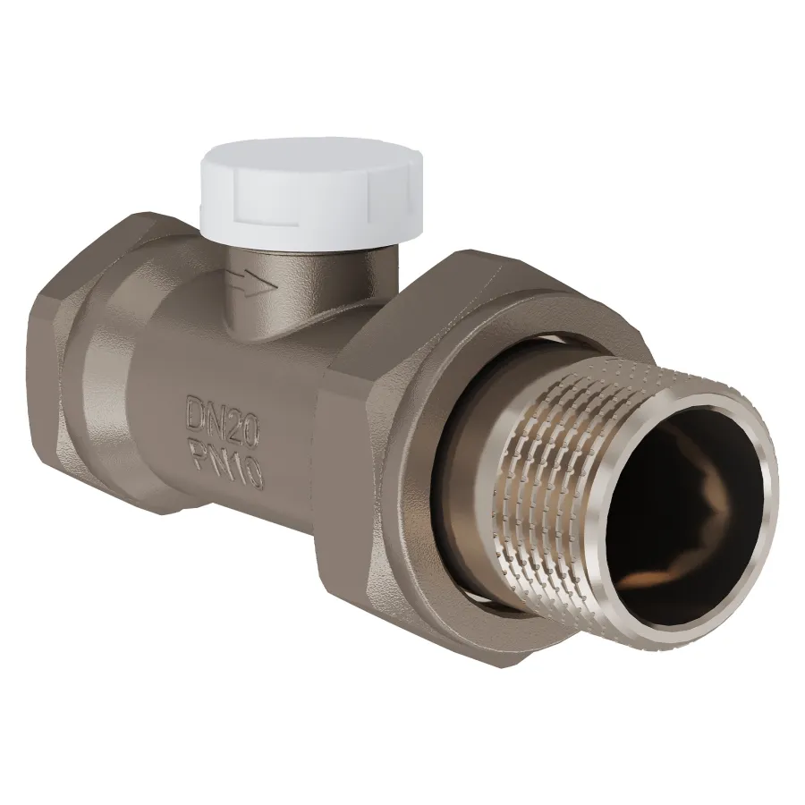 Клапан запорный прямой Royal Thermo 3/4"