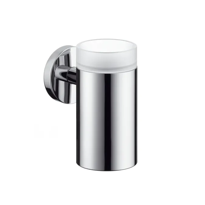Стакан для зубных щеток Hansgrohe Logis, с держателем, хром (40518000)