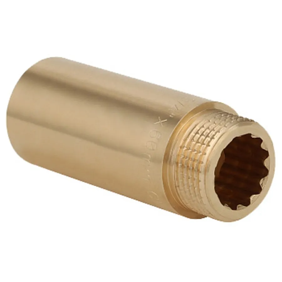 Удлинитель Gappo ВР-НР латунный 3/4" x 25 мм
