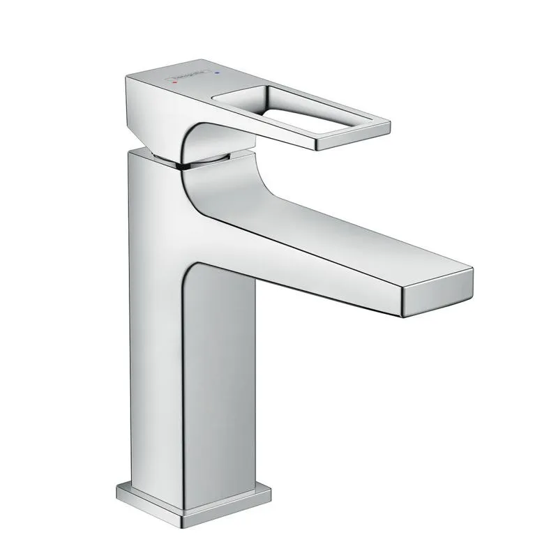 Смеситель для раковины Hansgrohe Metropol, однорычажный, со сливным клапаном Push-Open, хром (74507000)
