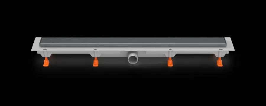 Душевой лоток с решеткой и рамкой из нержавеющей стали Azario Klasik 750 мм AZ-MCH 750 KN1TI цвет титан