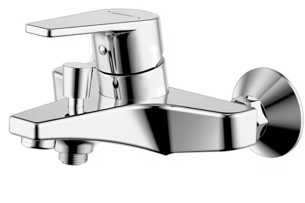 Смеситель для ванны Bravat Line короткий излив, хром (F65299C-B-RUS)