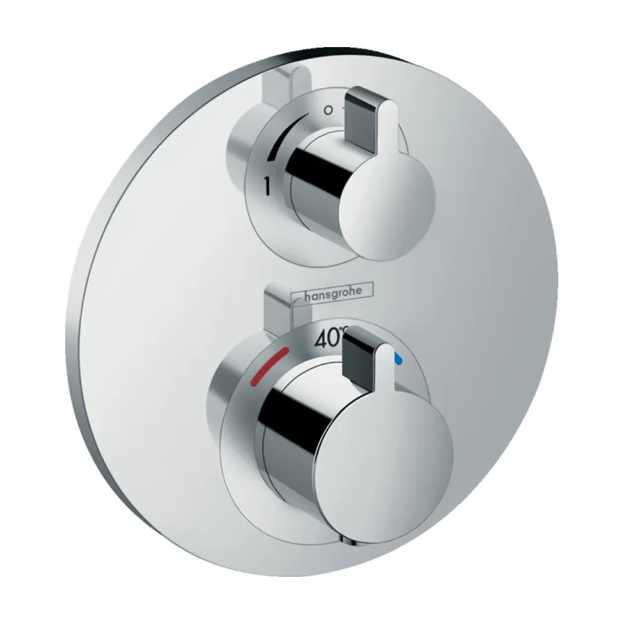 Термостат Hansgrohe Ecostat S с запорным вентилем Ecostat S, СМ (15757000)