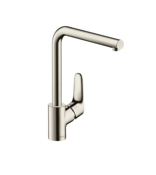 Смеситель для кухни Hansgrohe Focus, однорычажный, с поворотным изливом, сталь (31817800)