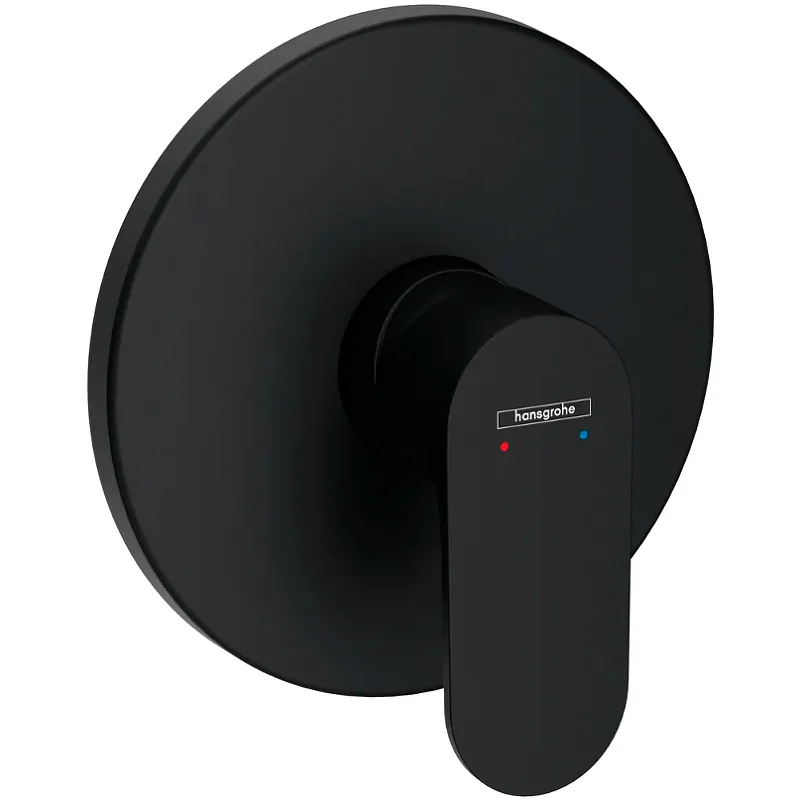 Смеситель для душа Hansgrohe Rebris S внешняя часть, черный матовый (72667670)