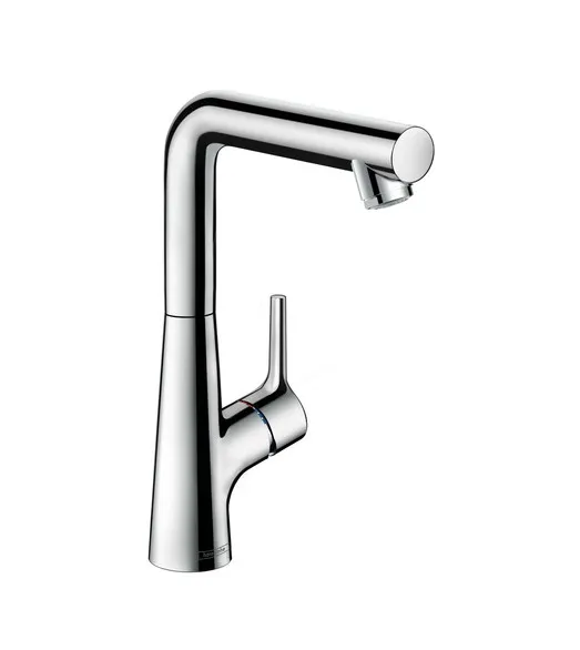 Смеситель для раковины Hansgrohe Talis S, однорычажный, со сливным гарнитурлм, хром (72105000)