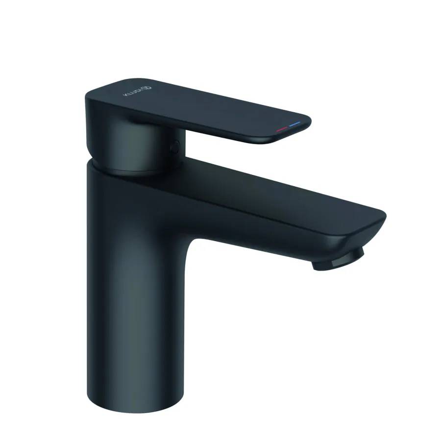 Смеситель для раковины KLUDI PURE&STYLE 100 однорычажный, черный матовый (402923975)