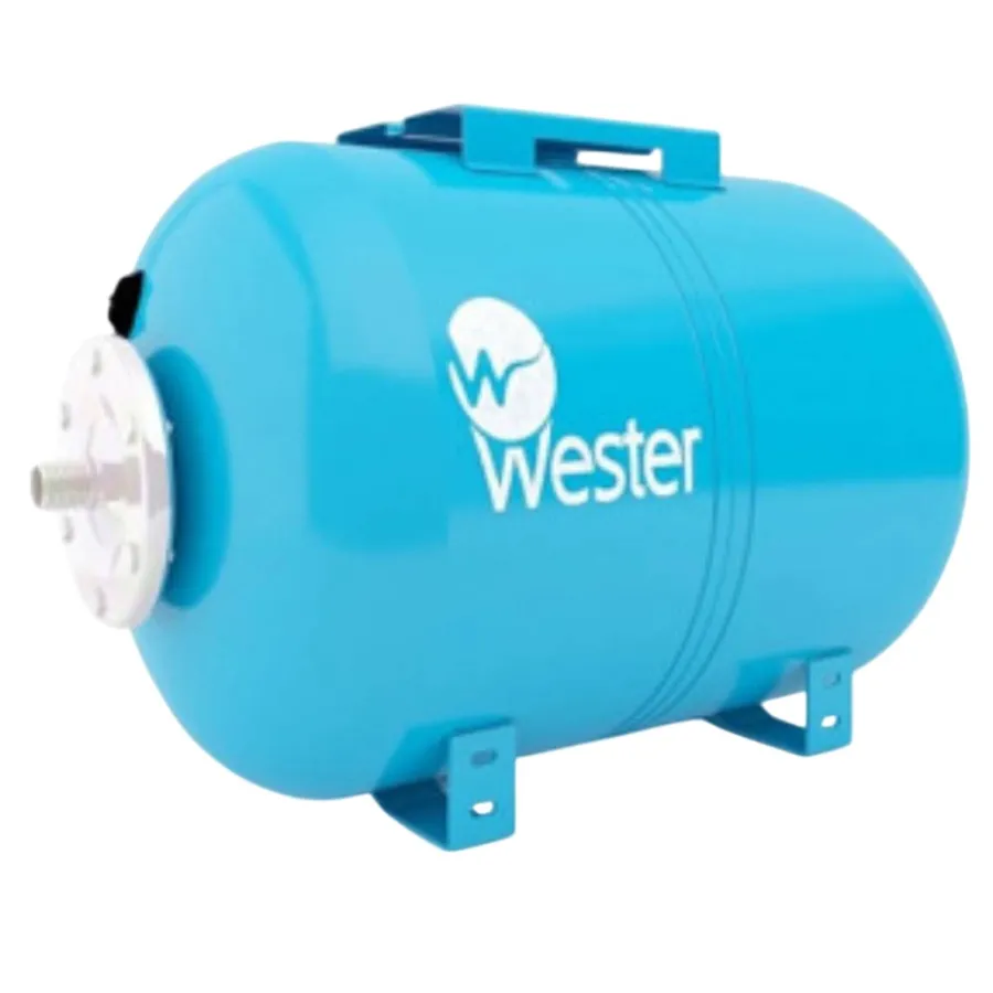 Гидроаккумулятор Wester горизонтальный Premium 50л 10 бар (к/ф из нерж.), WAO50P
