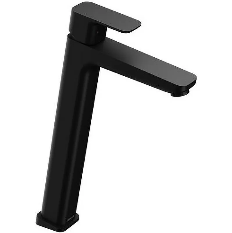 Смеситель для раковины-чаши Ravak 10° Free black-TD F 015.20 высокий излив, керамический картридж, черный матовый (X070151)