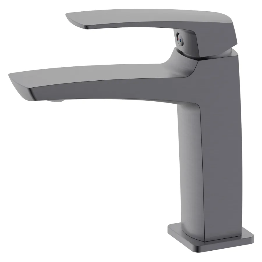 Cмеситель для раковины Azario Конда керамический картридж, графит (AZ-K1011GR)