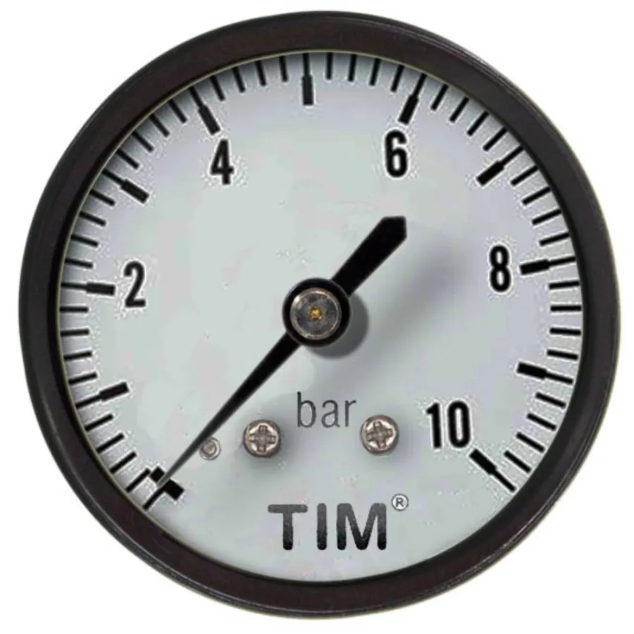 Манометр аксиальный TIM 6 бар Y-50T-6bar