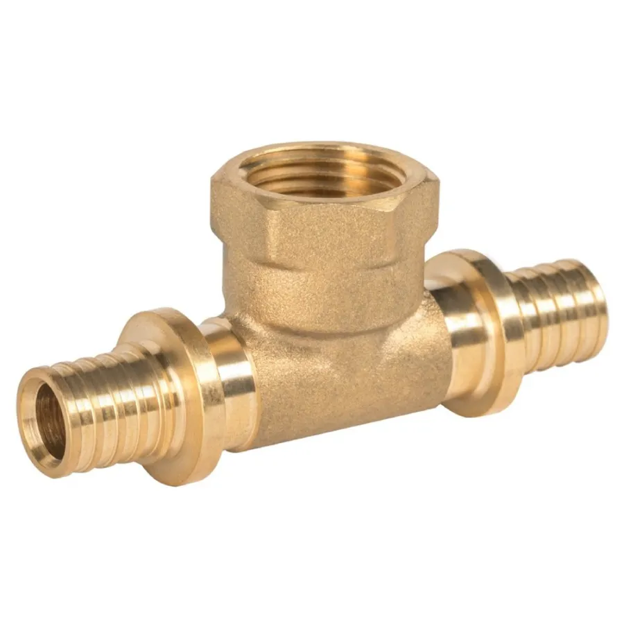 Тройник Royal Thermo ritable аксиальный, латунь ВР 16х1/2х16