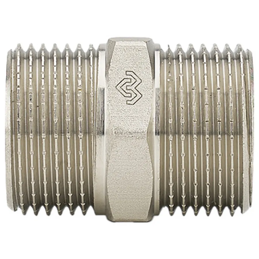 Ниппель Varmega удлиненный 1/2", никелированный