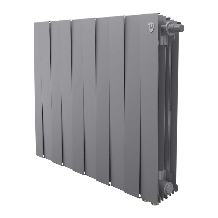 Радиатор биметаллический Royal Thermo PianoForte 500 Серебристый VR80 - 10 секц.