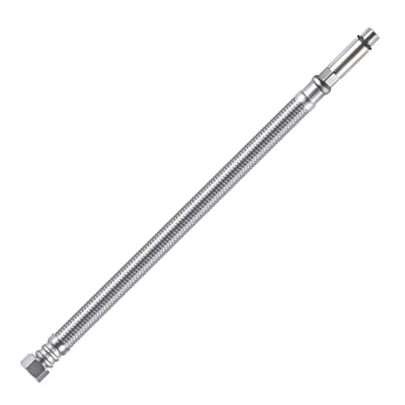Гибкая подводка Tucai 1/2-M10x1 L37, 50см, в стальной оплетке для смесителя, вн. - нар. (4323)