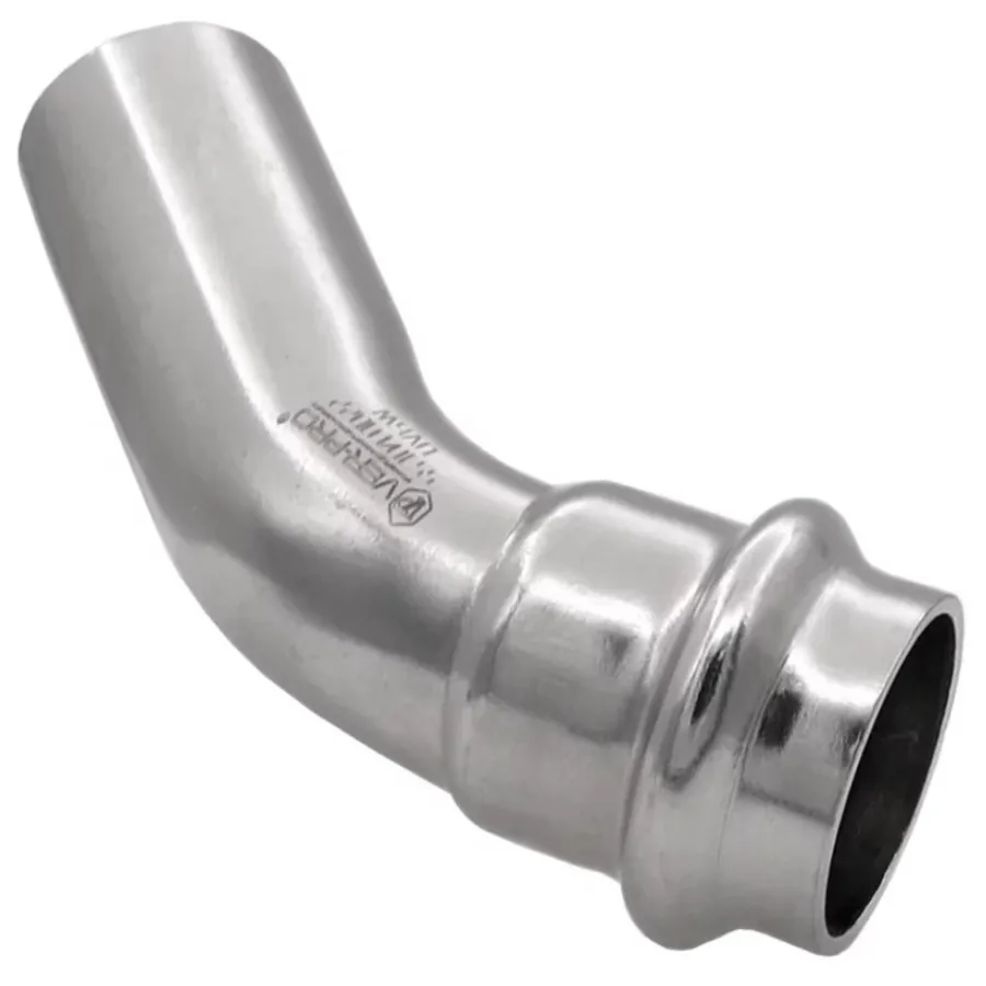 Уголок VIEIR 45 град. нерж. сталь 15а×15 VER-PRO (100/5)