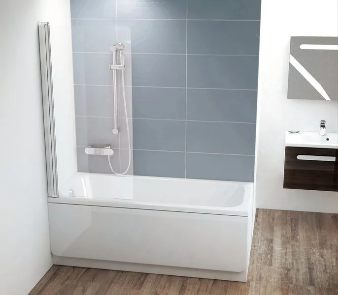 Шторка на борт ванны поворотная Ravak CVS1 80 7QR40100Z1