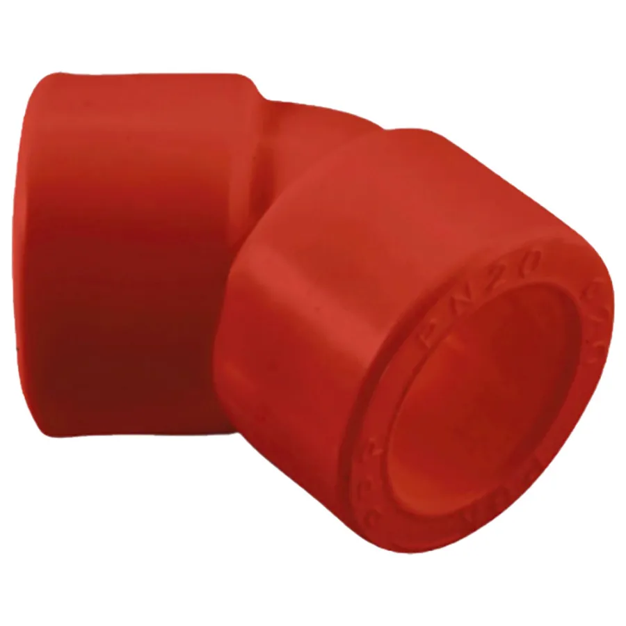 Угольник ПП AntiFire 45гр SDR 17 D200 Red 034785