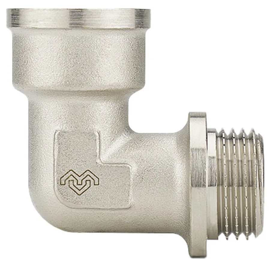 Угол Varmega ВР-НР с упором 1/2", никелированный