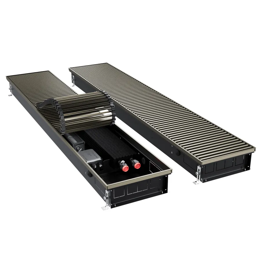 Конвектор внутрипольный Royal Thermo ATRIUM TURBO-90/250/1100-DG-U-DB
