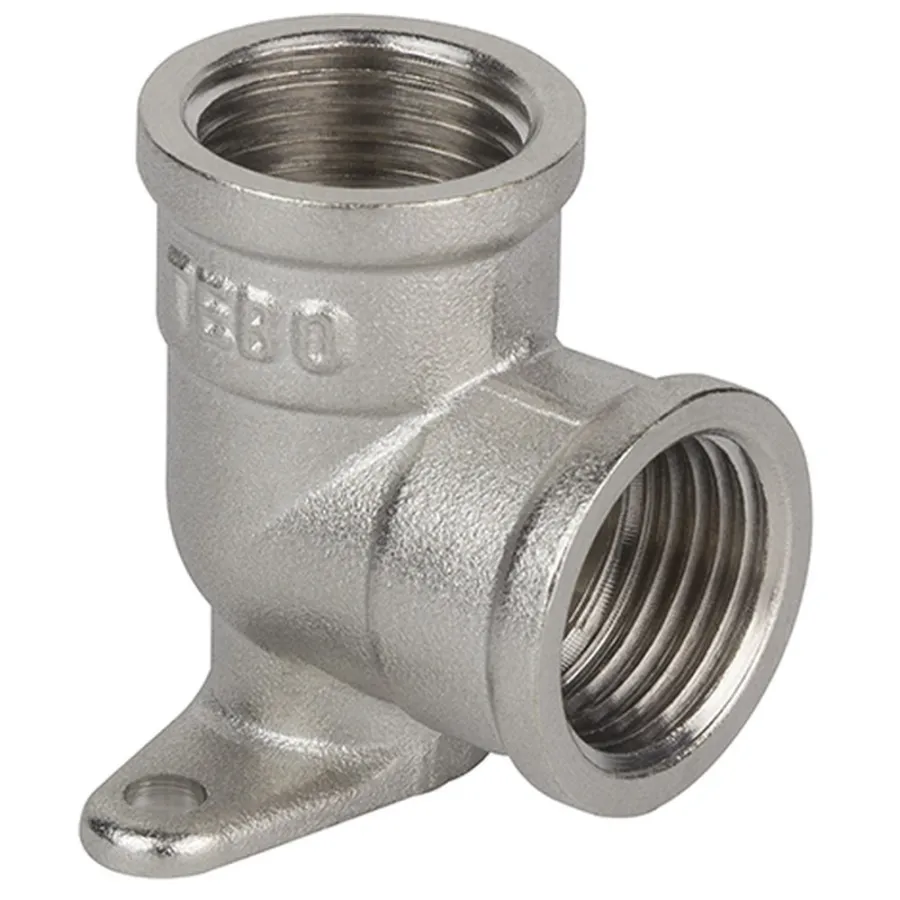 Угольник TEBO с креплением ВР 1/2" (15/180)