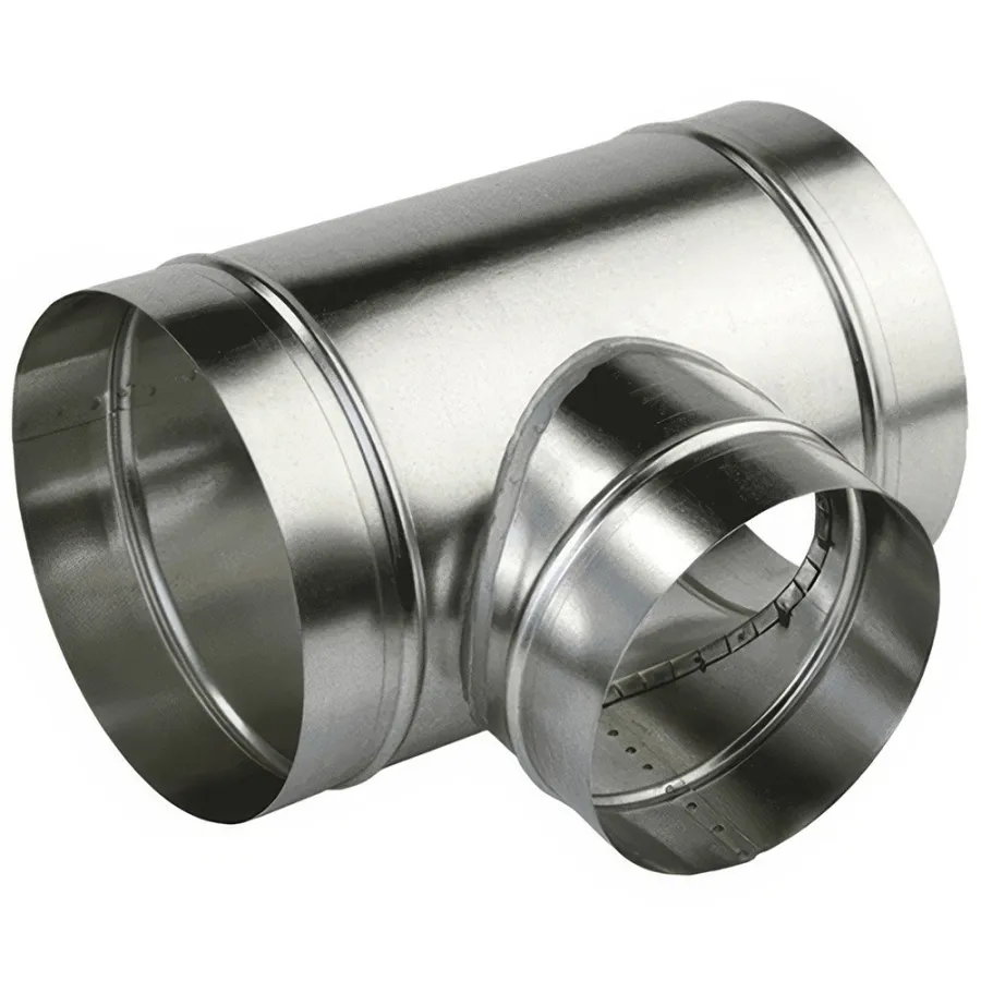 Тройник НЕОКЛИМАТ оцинкованный 90 D 200/160 0,5 мм
