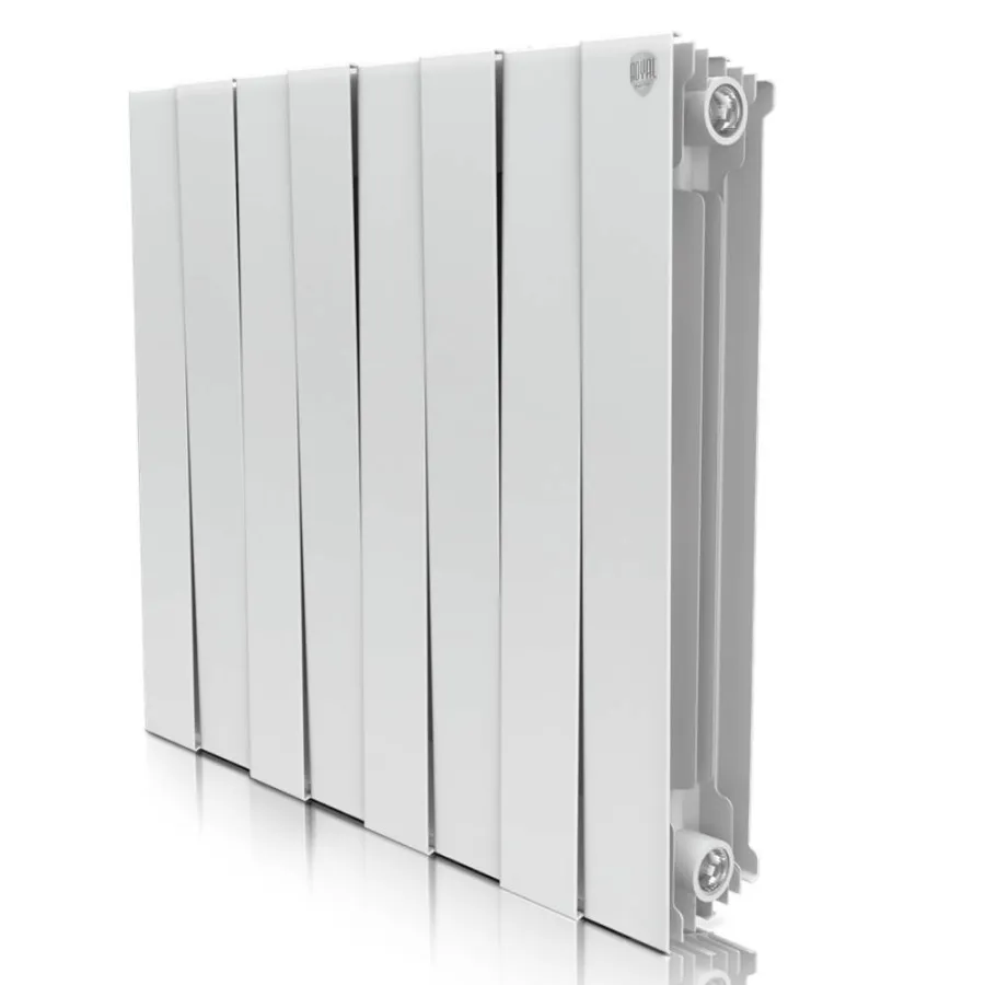 Радиатор биметалл Royal Thermo PianoForte 500/Bianco Traffico - 8 секц.