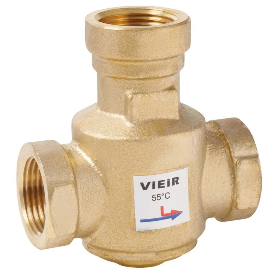 Клапан VIEIR 3-ходовой термостатический антиконденсационный 1" 60гр.C (18/1) VR238