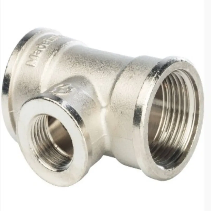 Тройник STOUT ВВ переходной никелированный 1"X1/2X1" SFT-0022-001121