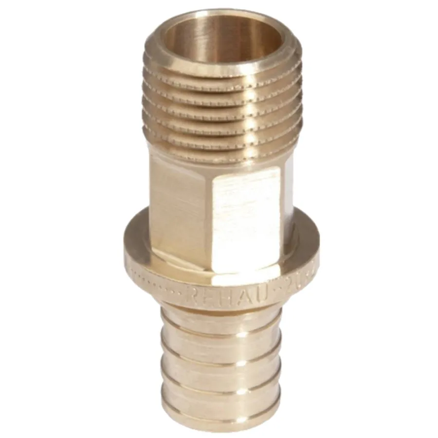 Переходник REHAU НР 20-1/2" RX+ , бронза