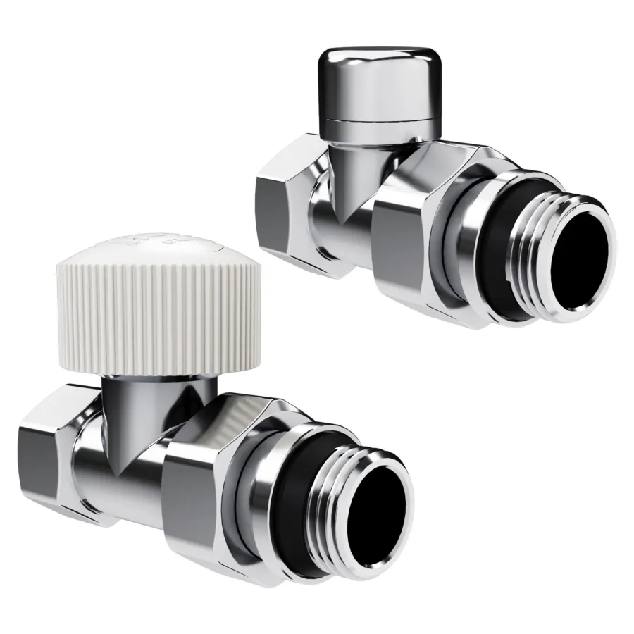 Набор термостатический прямой Royal Thermo Design 1/2"М30х1,5 (Хром)