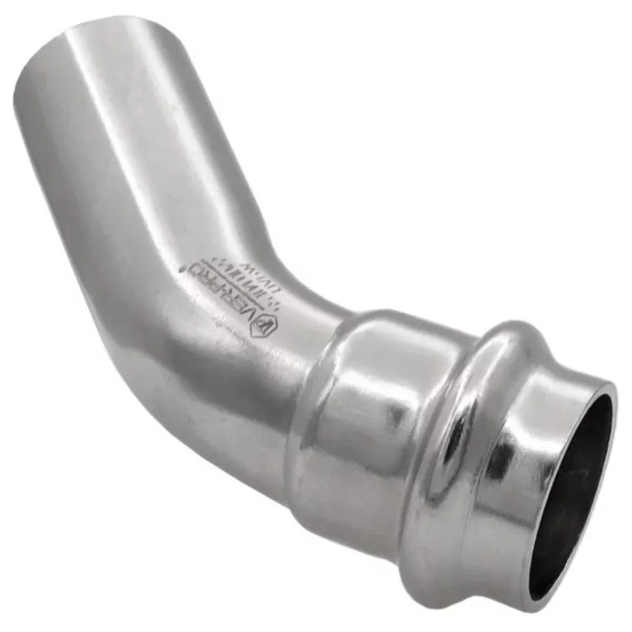 Уголок VIEIR 45 град. нерж. сталь 18а×18 VER-PRO (60/5)