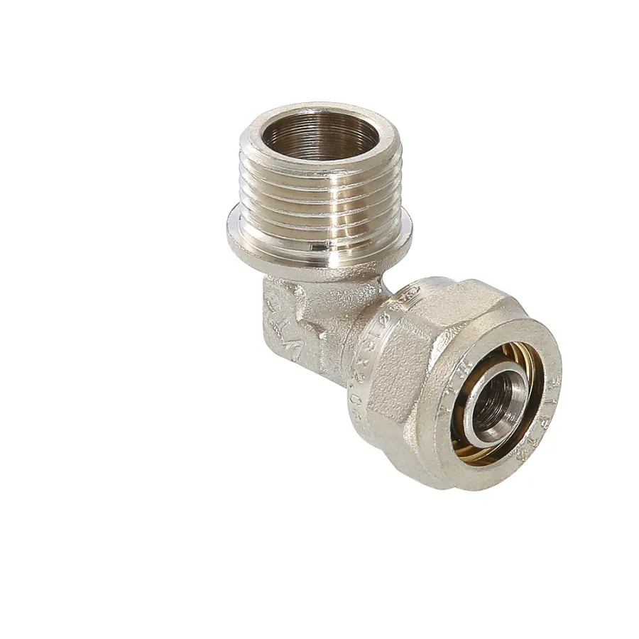 Угольник обжимной Valtec с переходом на нар. р. 16х1/2" (VTm.353.N.001604)