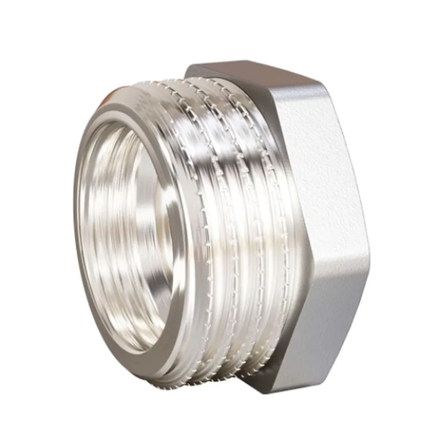 Футорка латунная LD Pride DN50х32 (2"НР х 1 1/4" ВР) латунь ник бир