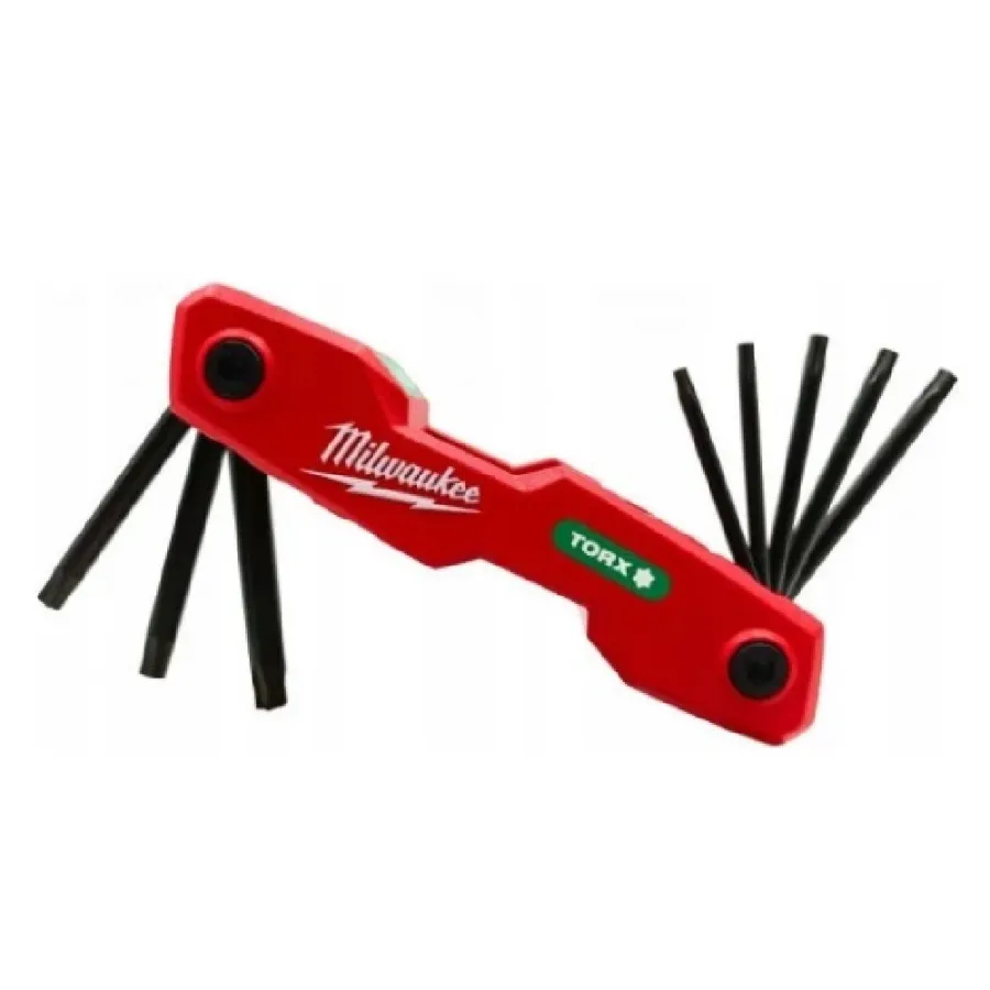 Набор Milwaukee из 8 складных Torx ключей T9-T40