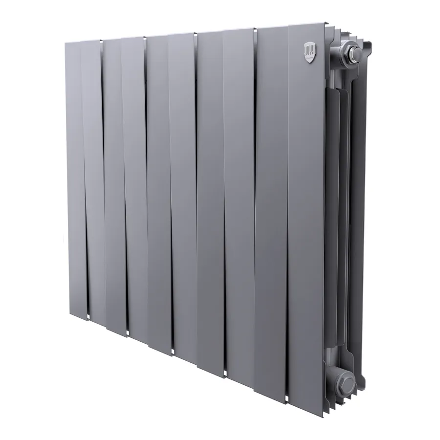Радиатор биметалл Royal Thermo PianoForte 500/Silver Satin - 10 секц.
