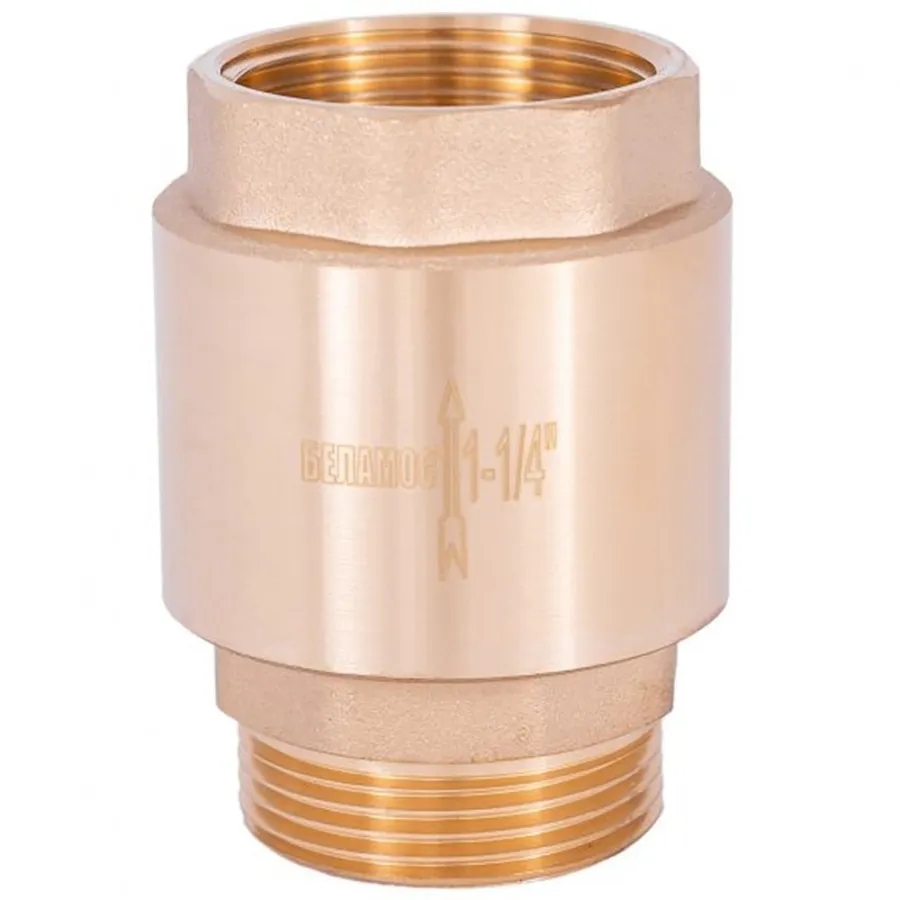 Клапан обратный BELAMOS FV-D 1 1/4 с латунным седлом, ВР-НР