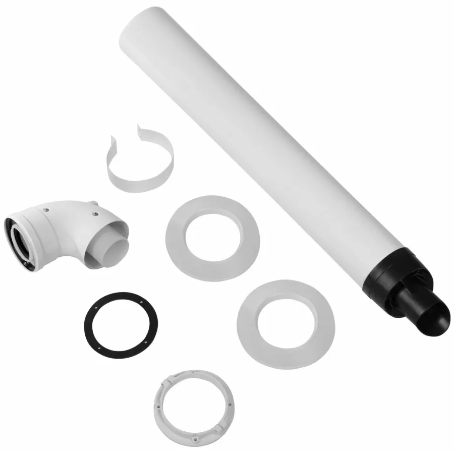 Комплект труб Vaillant базовый d 80/125 PP для подключения к дымоходу d 80 в шахте