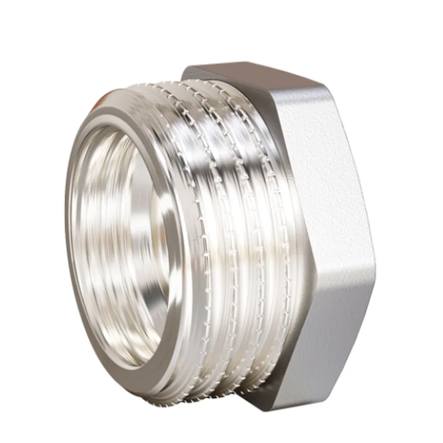 Футорка латунная LD Pride DN40х32 (1 1/2"НР х 1 1/4" ВР) латунная