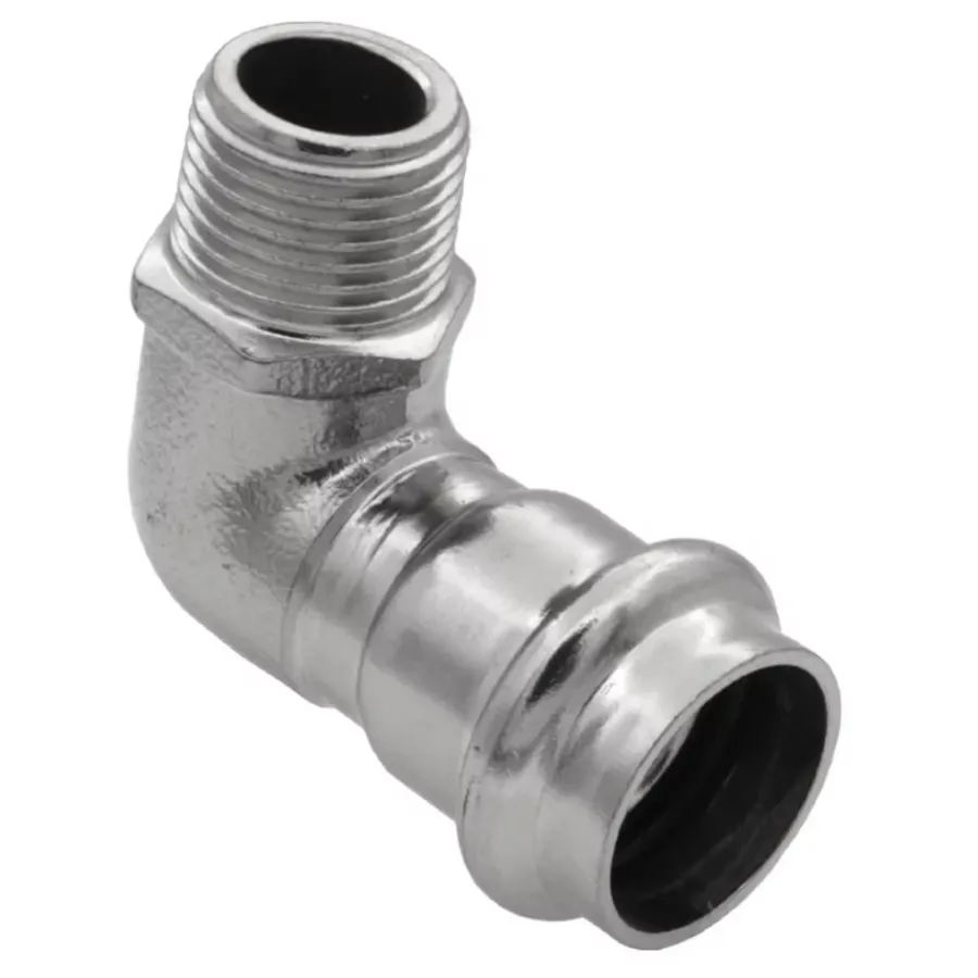 Уголок VIEIR 90 град. нар.р. 15×1/2" VER-PRO (80/5)
