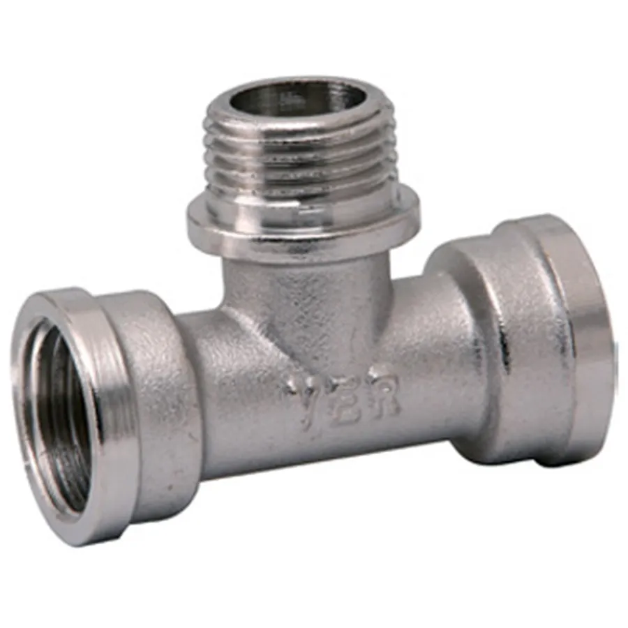 Тройник VIEIR ВНВ 1/2"х1/2"х1/2" никел. TFHFN333