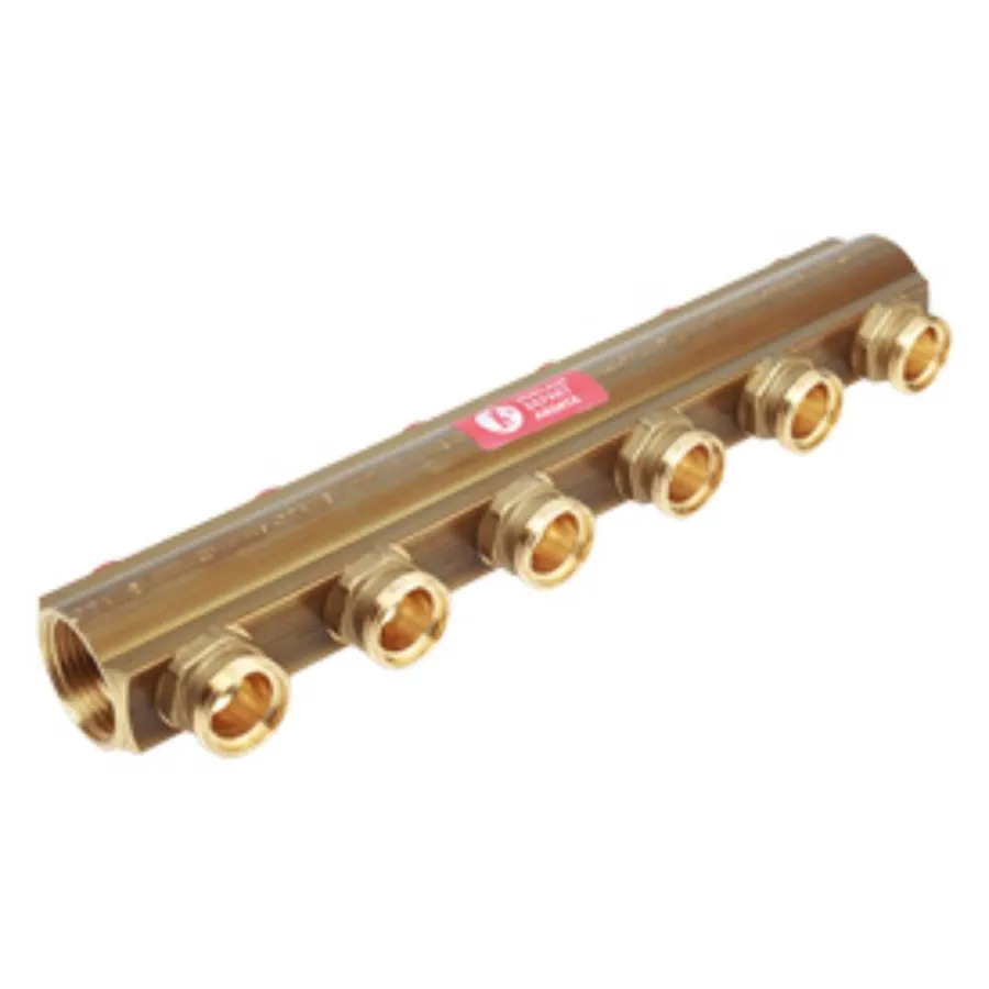Коллектор Giacomini с отсечными клапанами 1" x 3/4"E /4, R553SY044