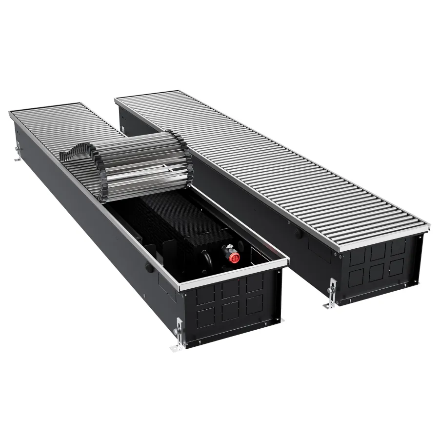 Конвектор внутрипольный Royal Thermo ATRIUM TURBO-150/250/1400-DG-U-NA